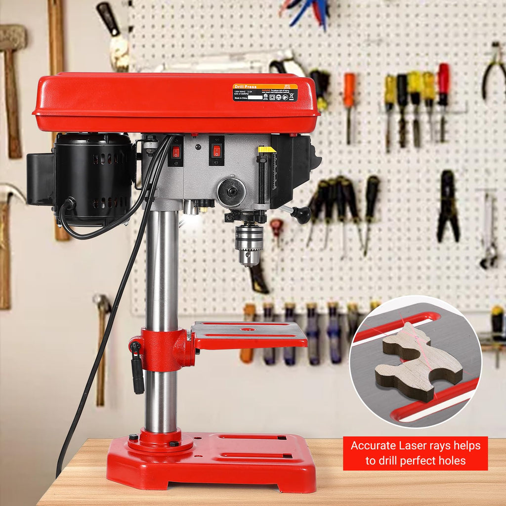 8" Benchtop Drill Press with 5 Adjustable Speeds H664602