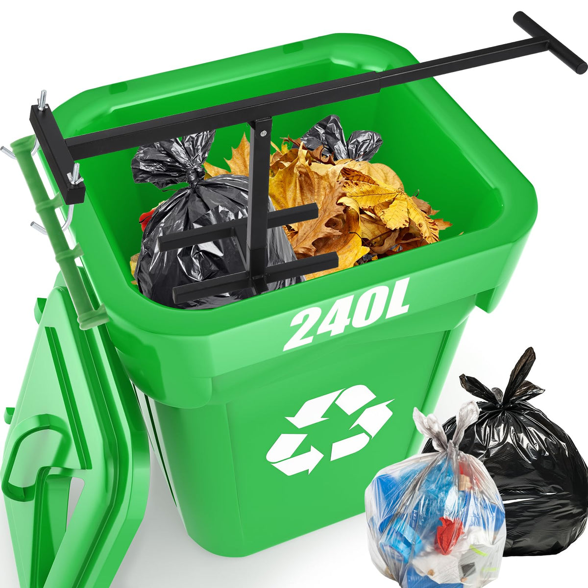 Manual Trash Compactor with Adjustable Handle K3349
