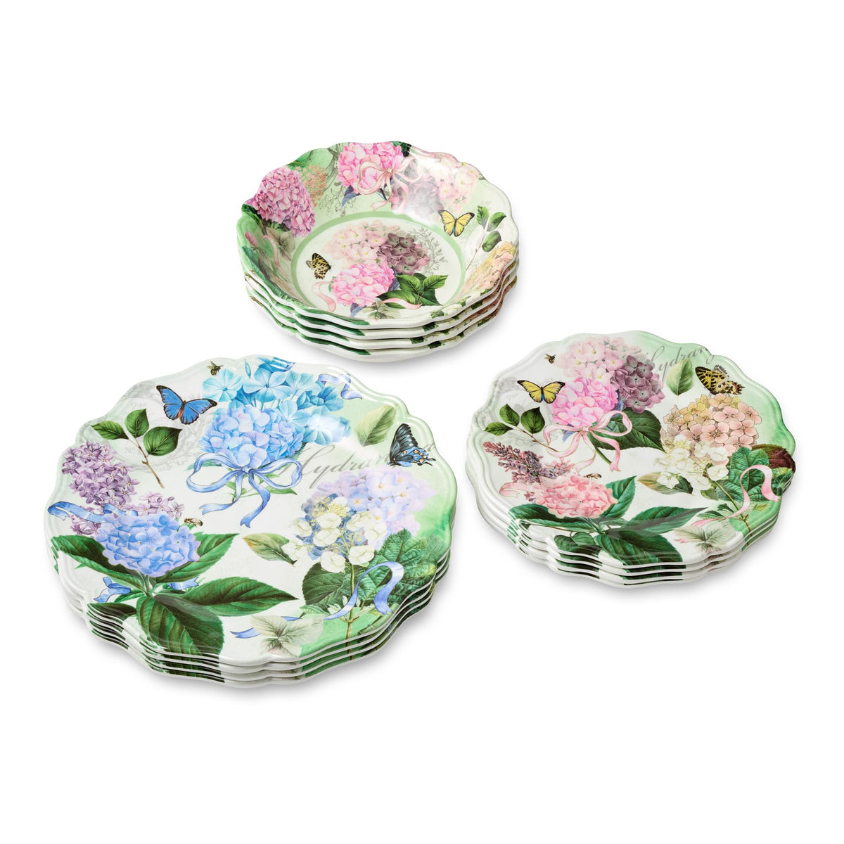Melamine 12-Piece Dinnerware Set Service for 4 V9316