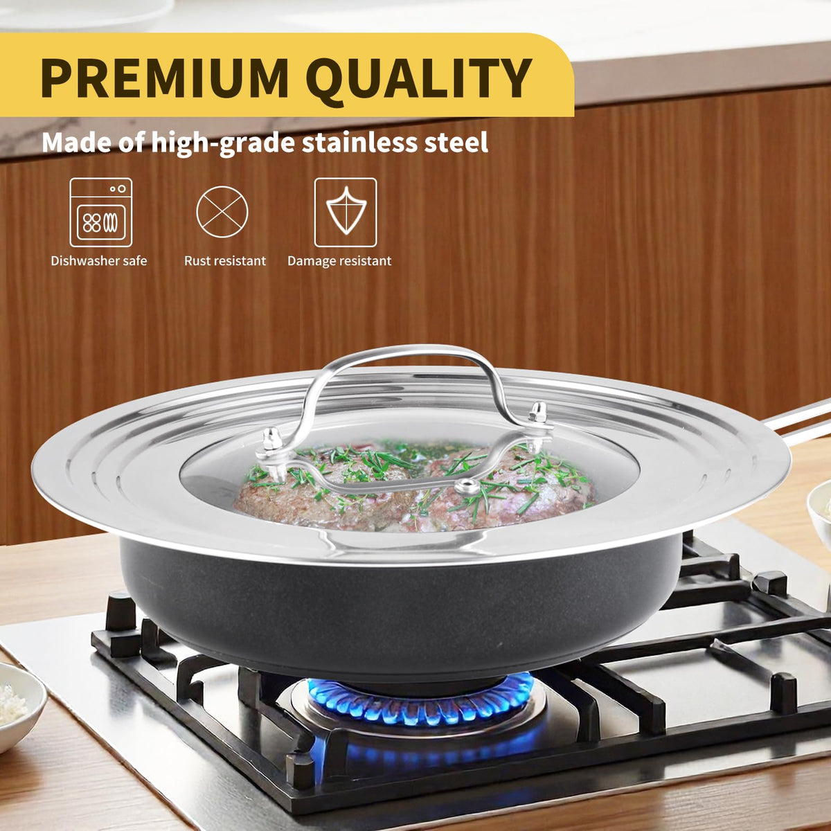 Tempered Glass Universal Lids for Cookware C11488