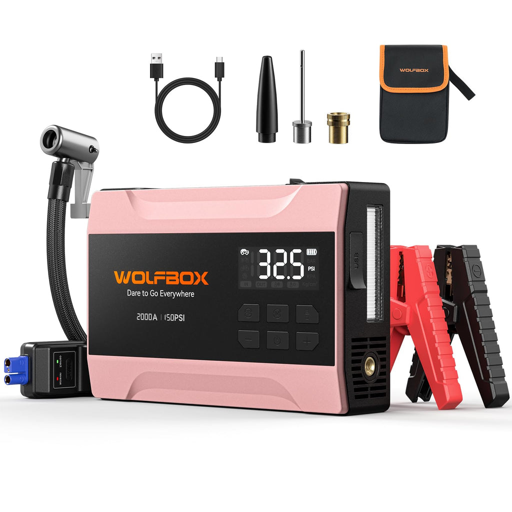 2000A Jump Starter with Air Compressor J387476