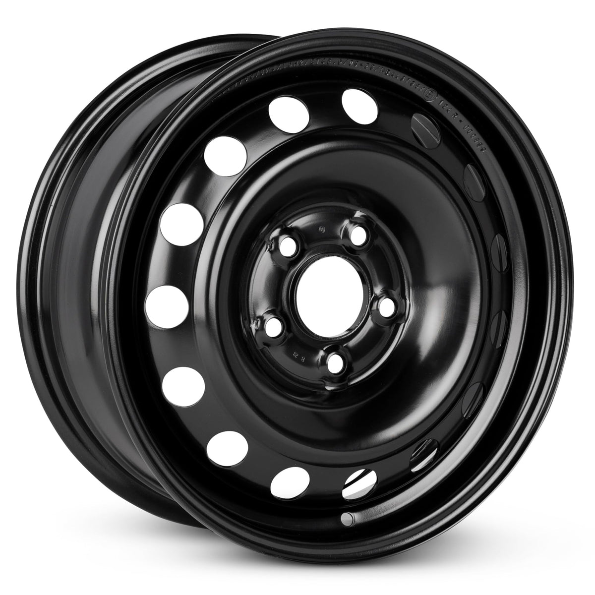 16 Inch Painted Black Car Wheel M19823