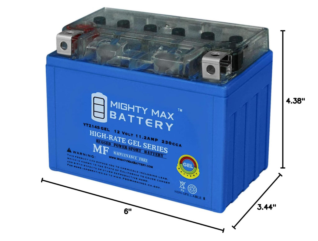 12v 11.2AH 230CCA GEL Battery F36586