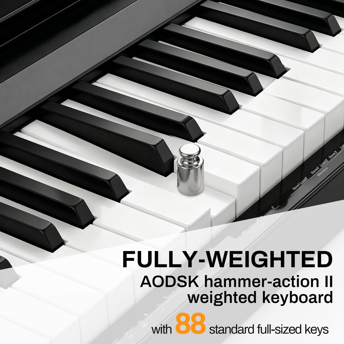 88-Key Portable Weighted Digital Piano C31989