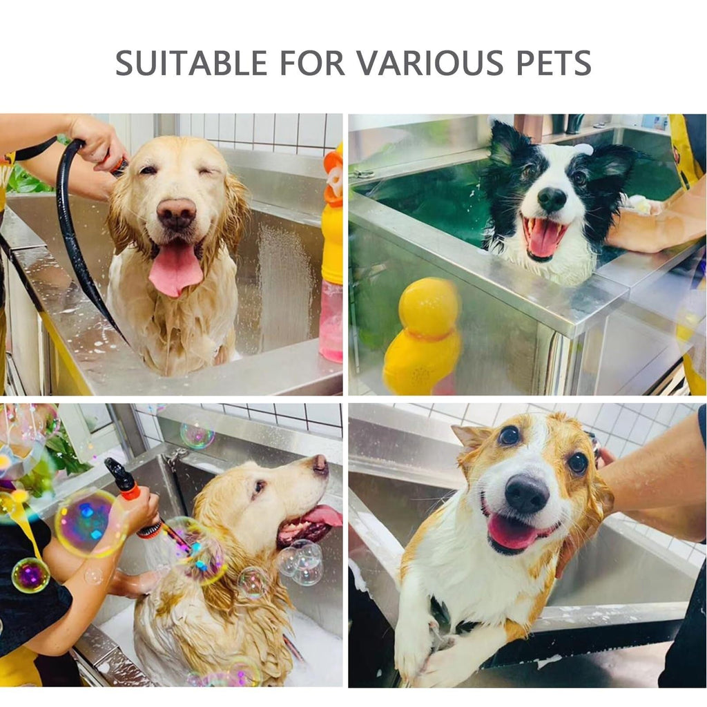 Stainless Steel Dog Grooming Bathtub with Faucet N57141