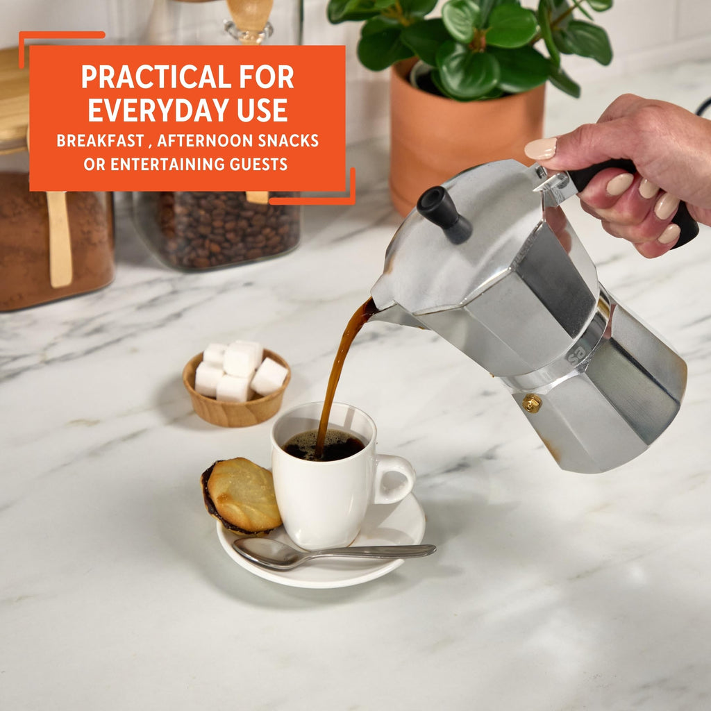 Aluminum Stovetop 6-cup Espresso Maker N7844