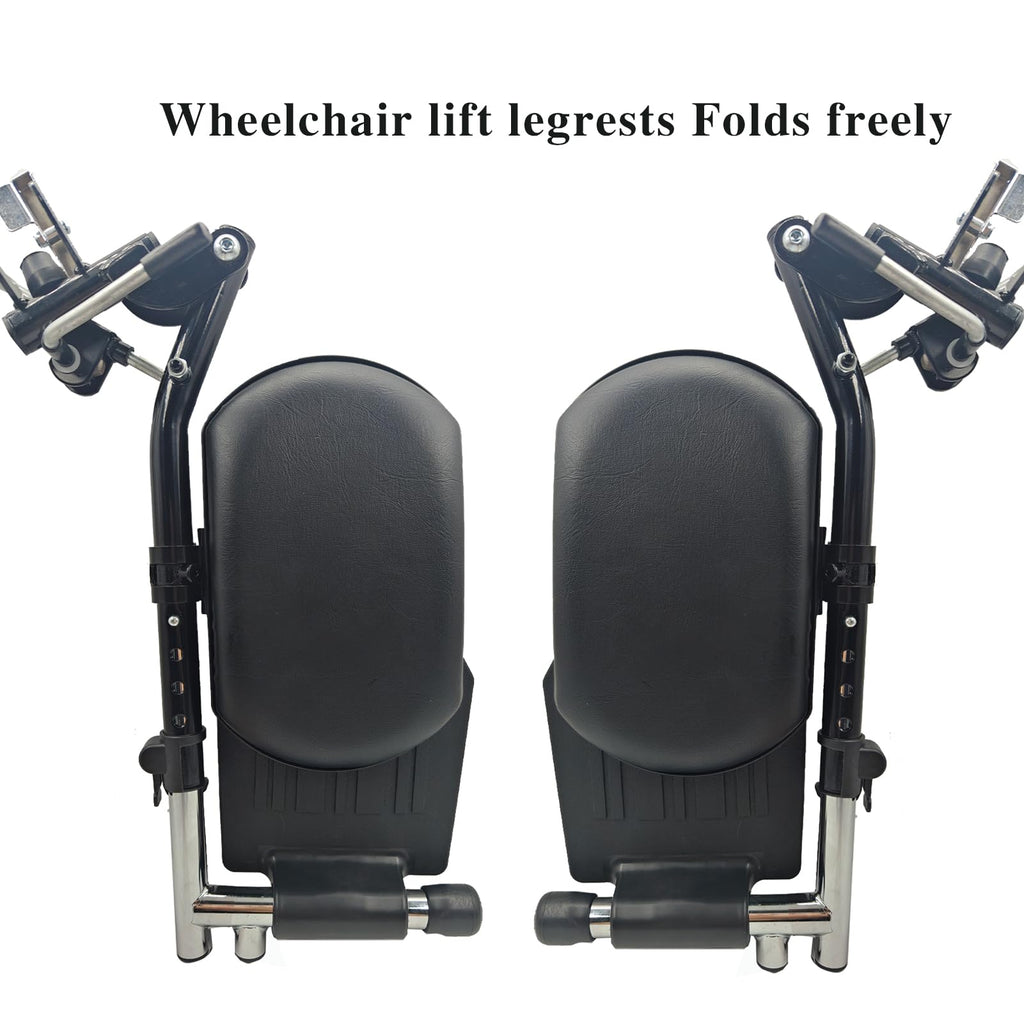 Black Padded Wheelchair Legrest Assembly Y800874