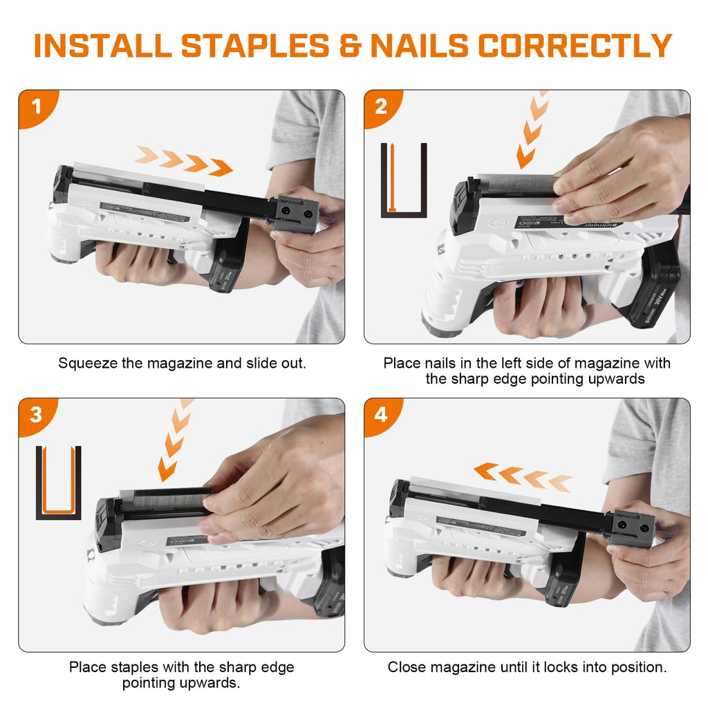 18 Gauge 2 In 1 Cordless Brad Nailer Stapler X988