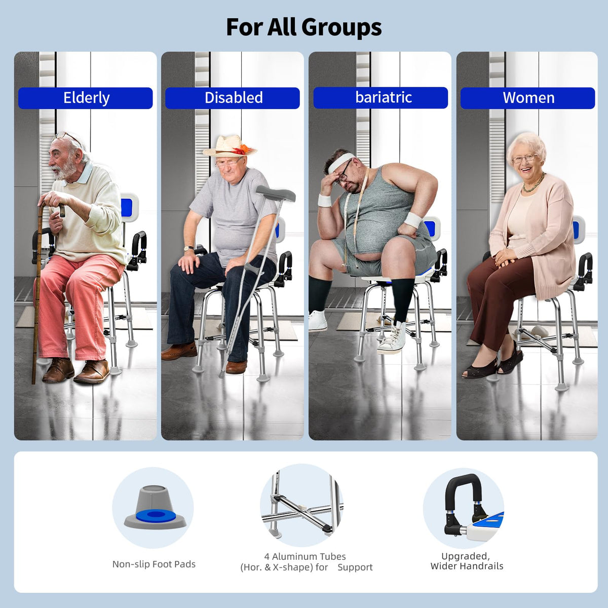 Swivel Shower Chair D4634