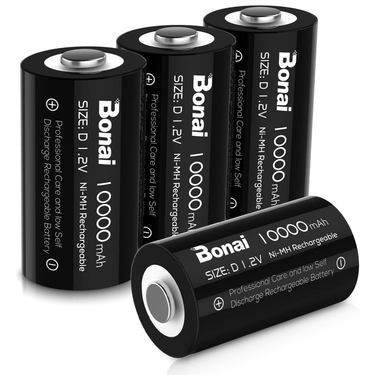 Rechargeable D Batteries 4 Pack C1147