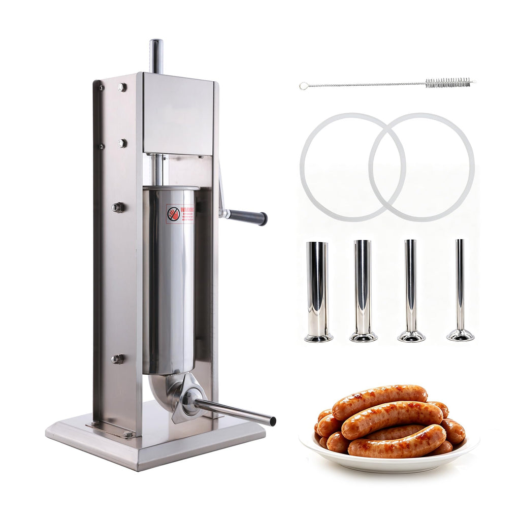 Stainless Steel Vertical Sausage Stuffer 11Lb/5L V95219