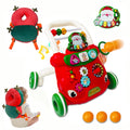 Baby Walker Toys Set with Head Protector Backpack X312