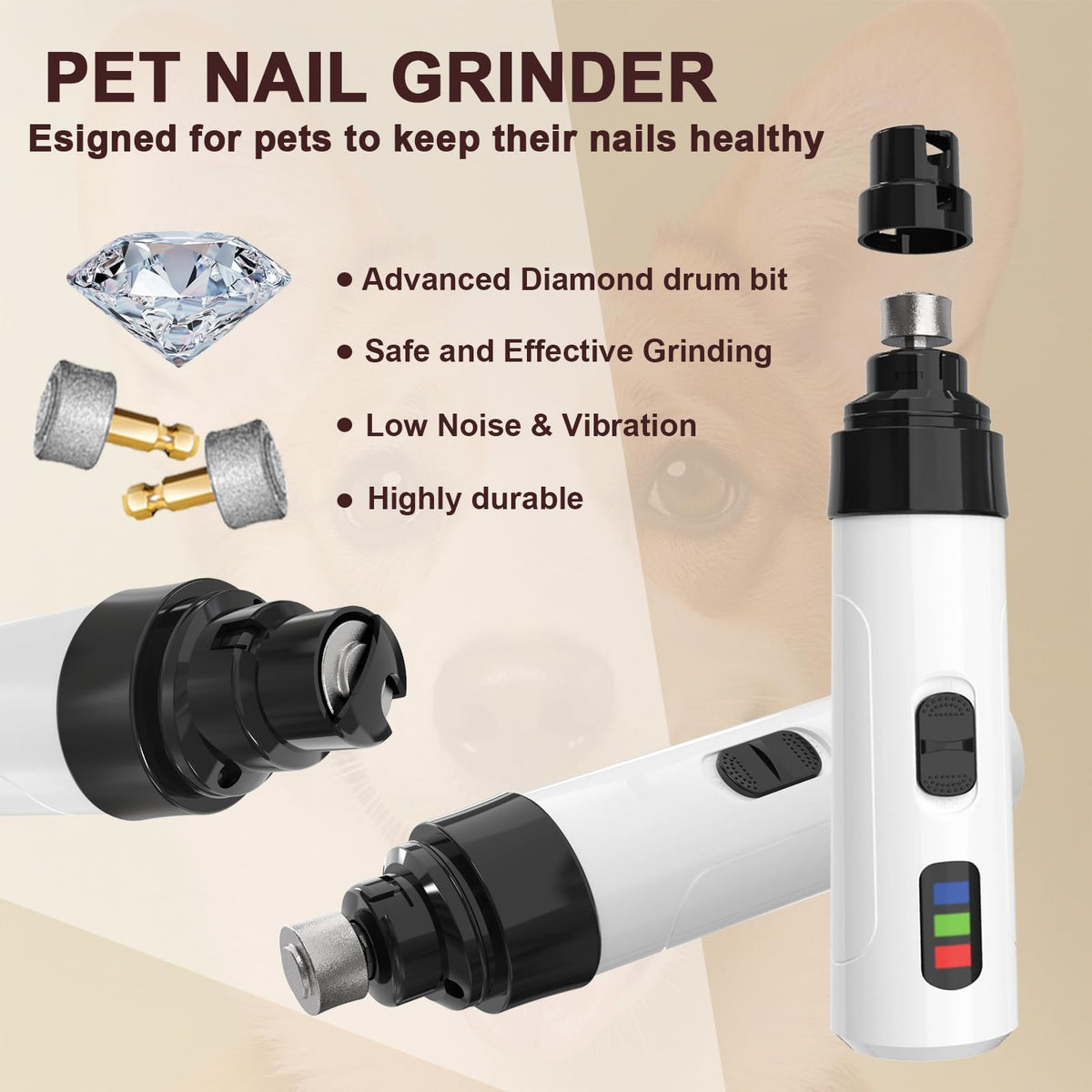 Electric Pet Nail Grinder A48054