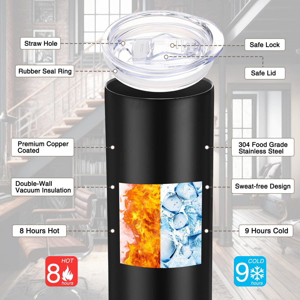 20oz Tumblers Set of 6 I5212