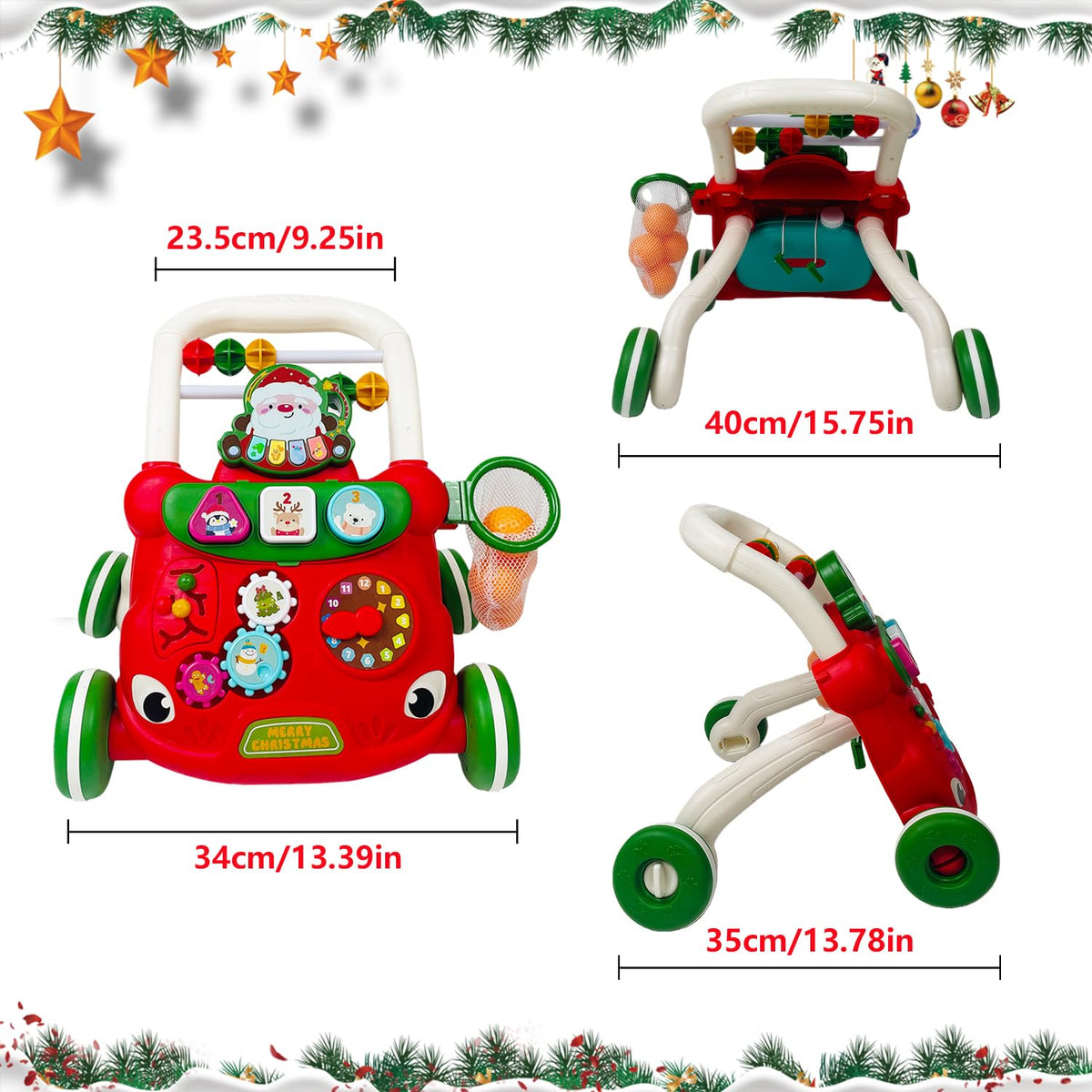 Baby Walker Toys Set with Head Protector Backpack X312