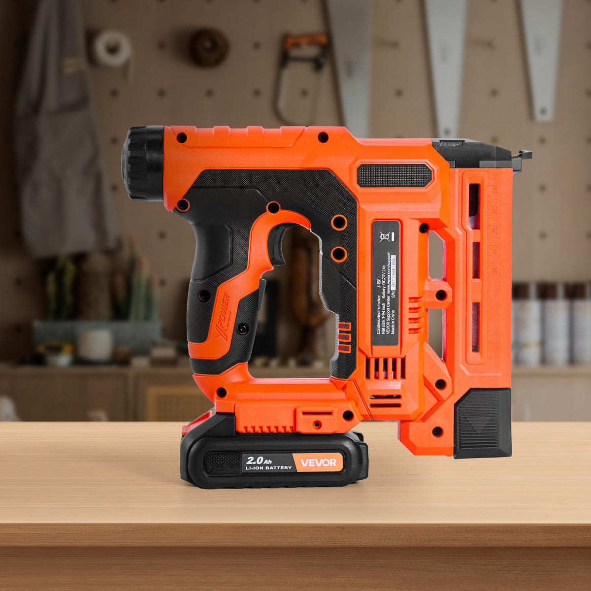 Cordless 2-in-1 18 Gauge Nail Gun Staple Gun E8015