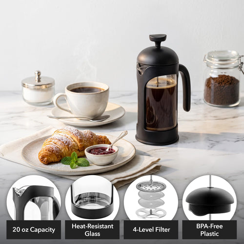 12oz French Press Coffee Maker T619119