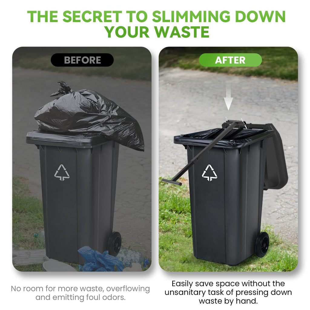 Manual Trash Compactor with Adjustable Handle K3349