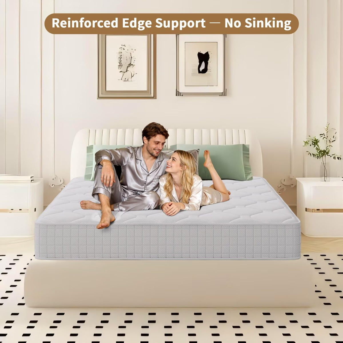 14 Inch Full Size Hybrid Memory Foam Mattress H4616
