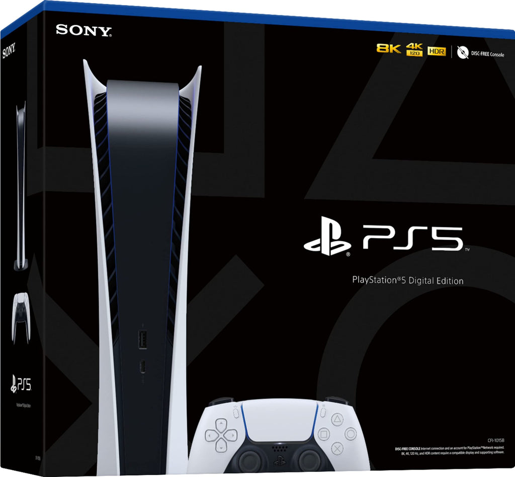 Playstation 5 Digital Edition Console with Additional Controller X475