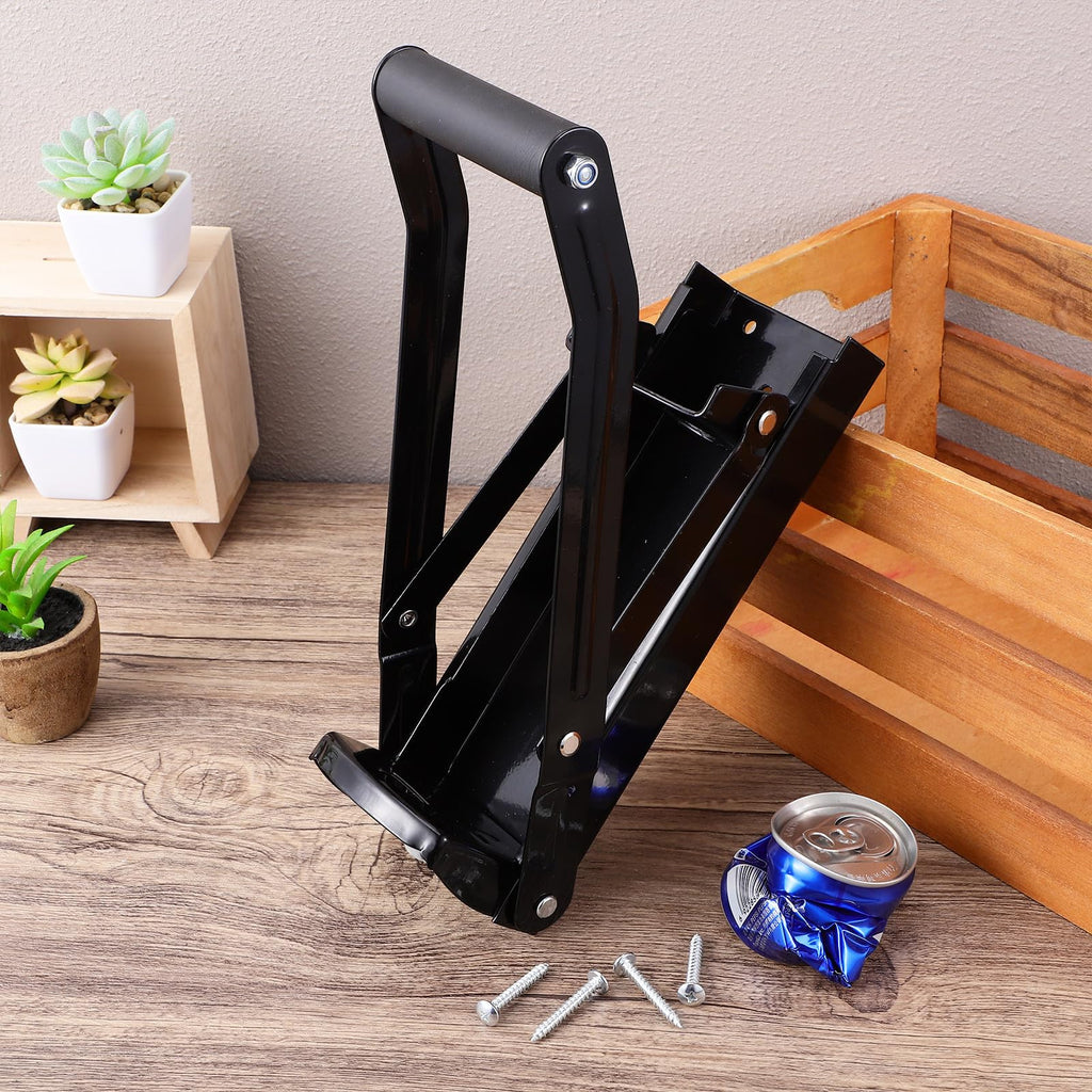 Wall Mounted Can Crusher with Bottle Opener O4087