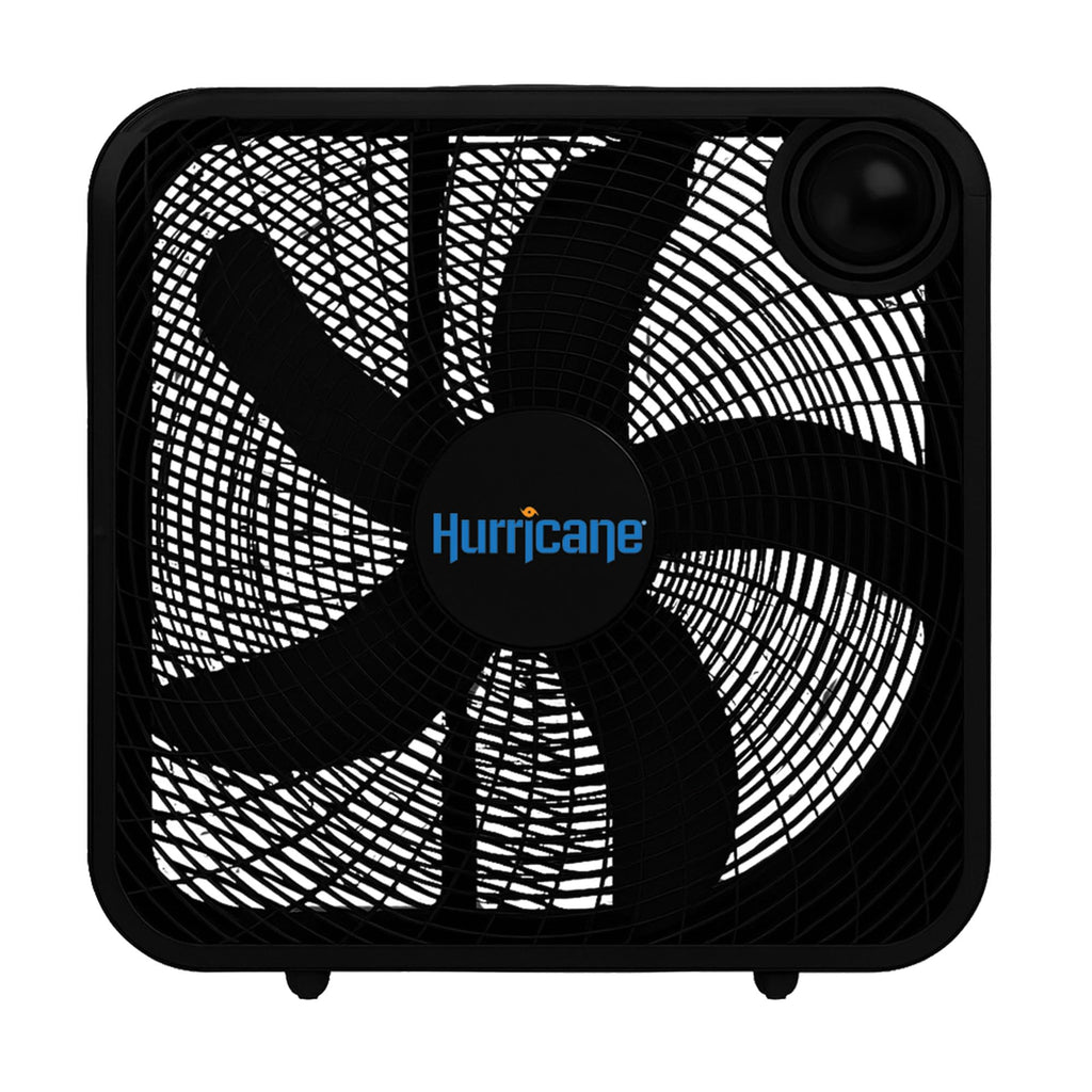 Black 3 Speed 20in Floor Box Fan, 2 Pack G5376