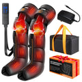 Air Compression Leg Massager with Heat, 6 Modes, 9 Intensities D328
