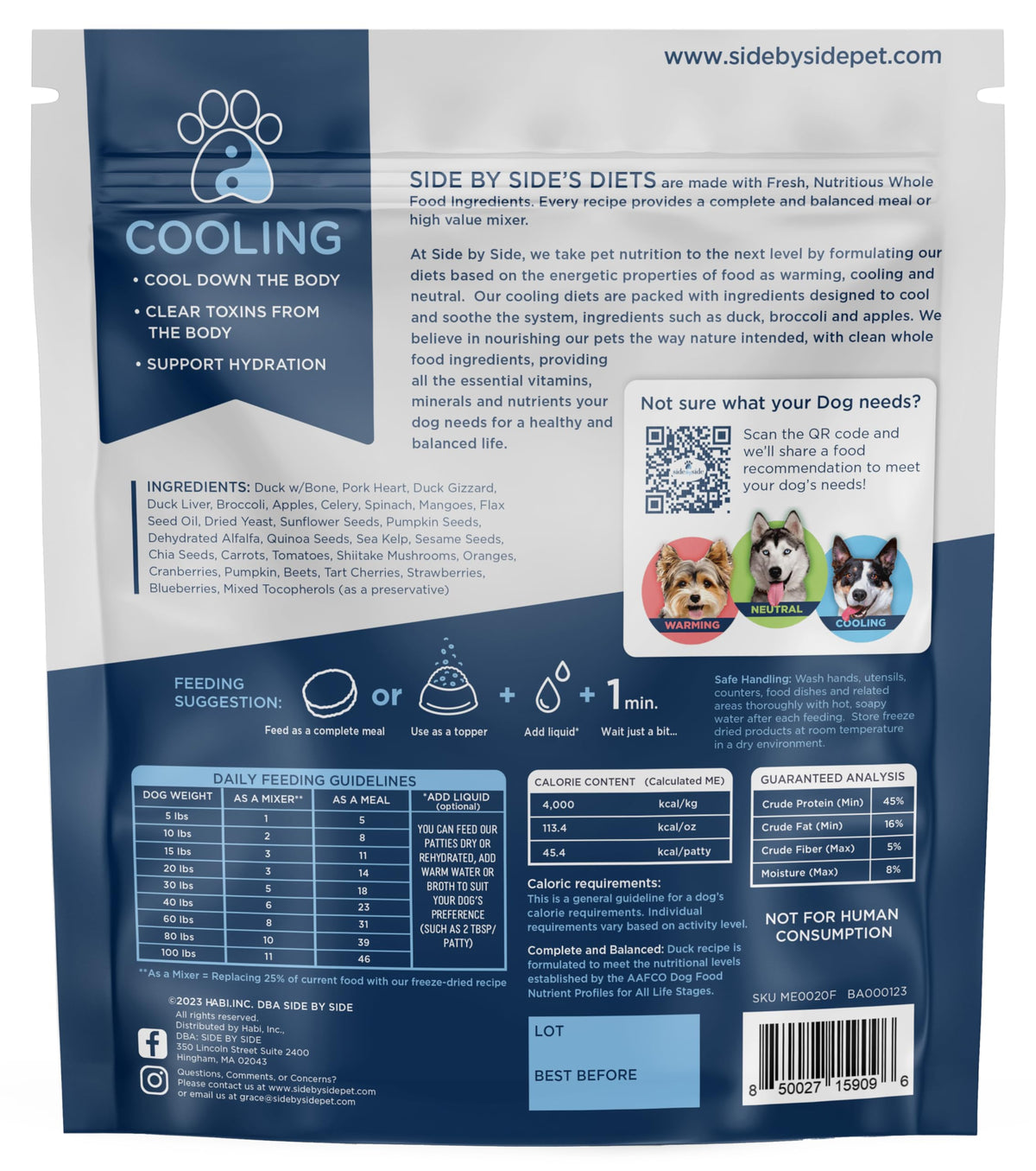 Freeze Dried Dog Food, 12 oz J5069