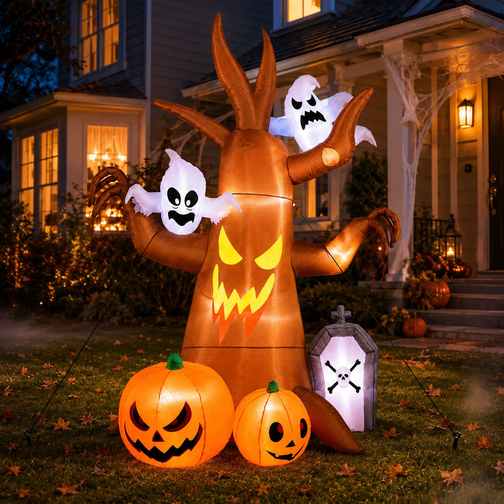 8FT Inflatable Ghost Tree Decoration H516347