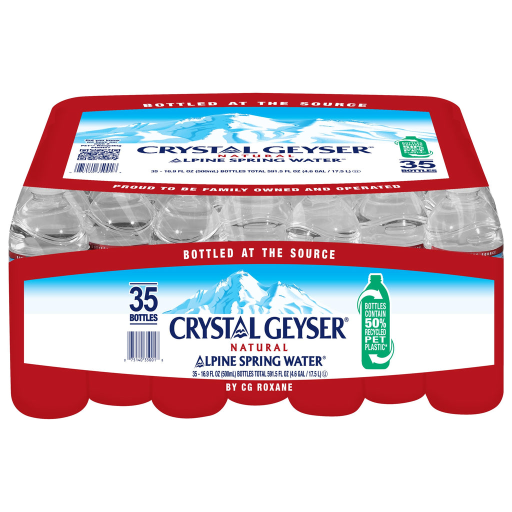 16.9 Fl Oz Pack of 35 Bottled Spring Water K5991