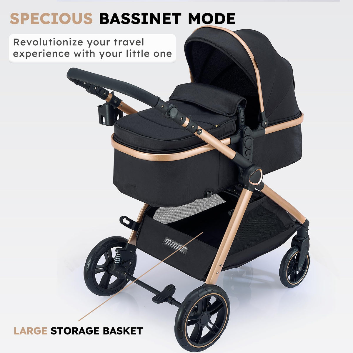 2-in-1 Convertible Baby Stroller T3210