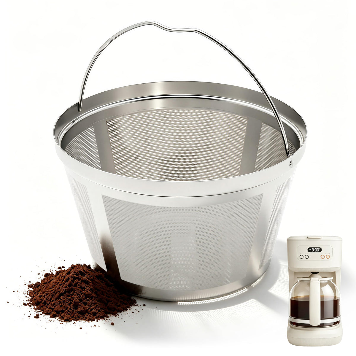 Stainless Steel Reusable Coffee Filter B7181