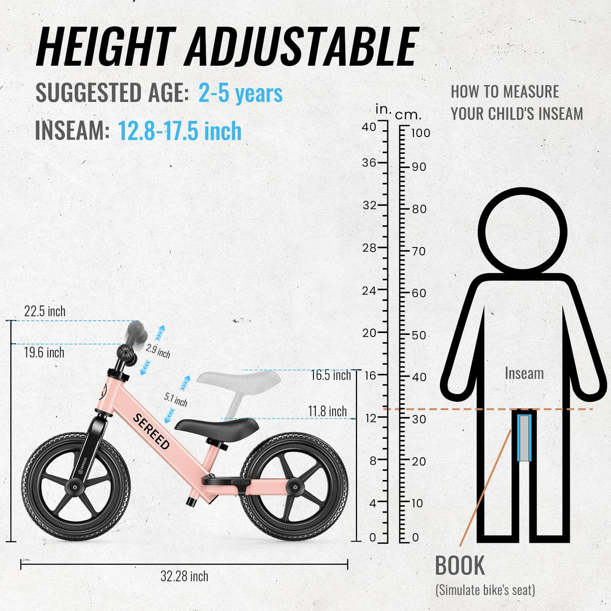 Adjustable Toddler Balance Bike S473317