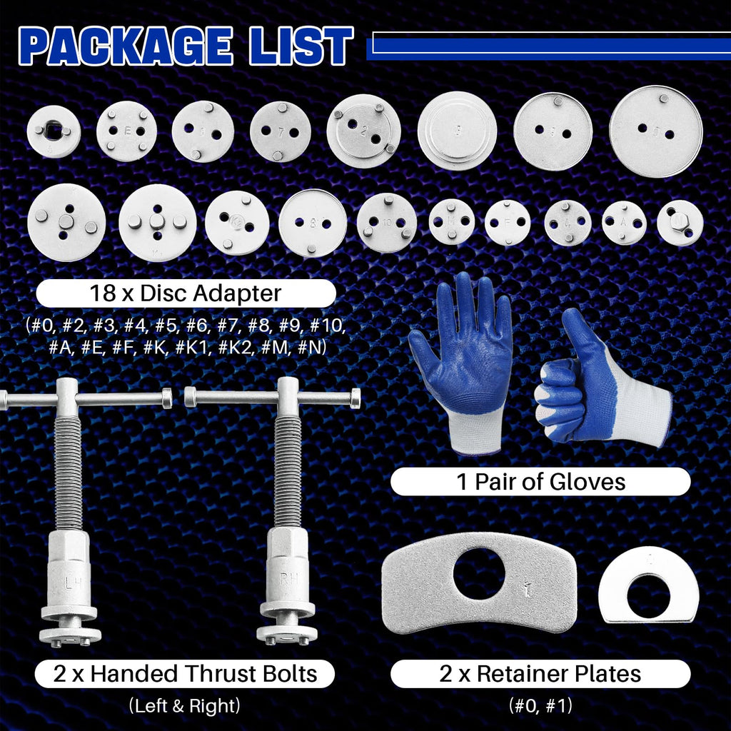 Heavy Duty Disc Brake Caliper Tool Set Z695831
