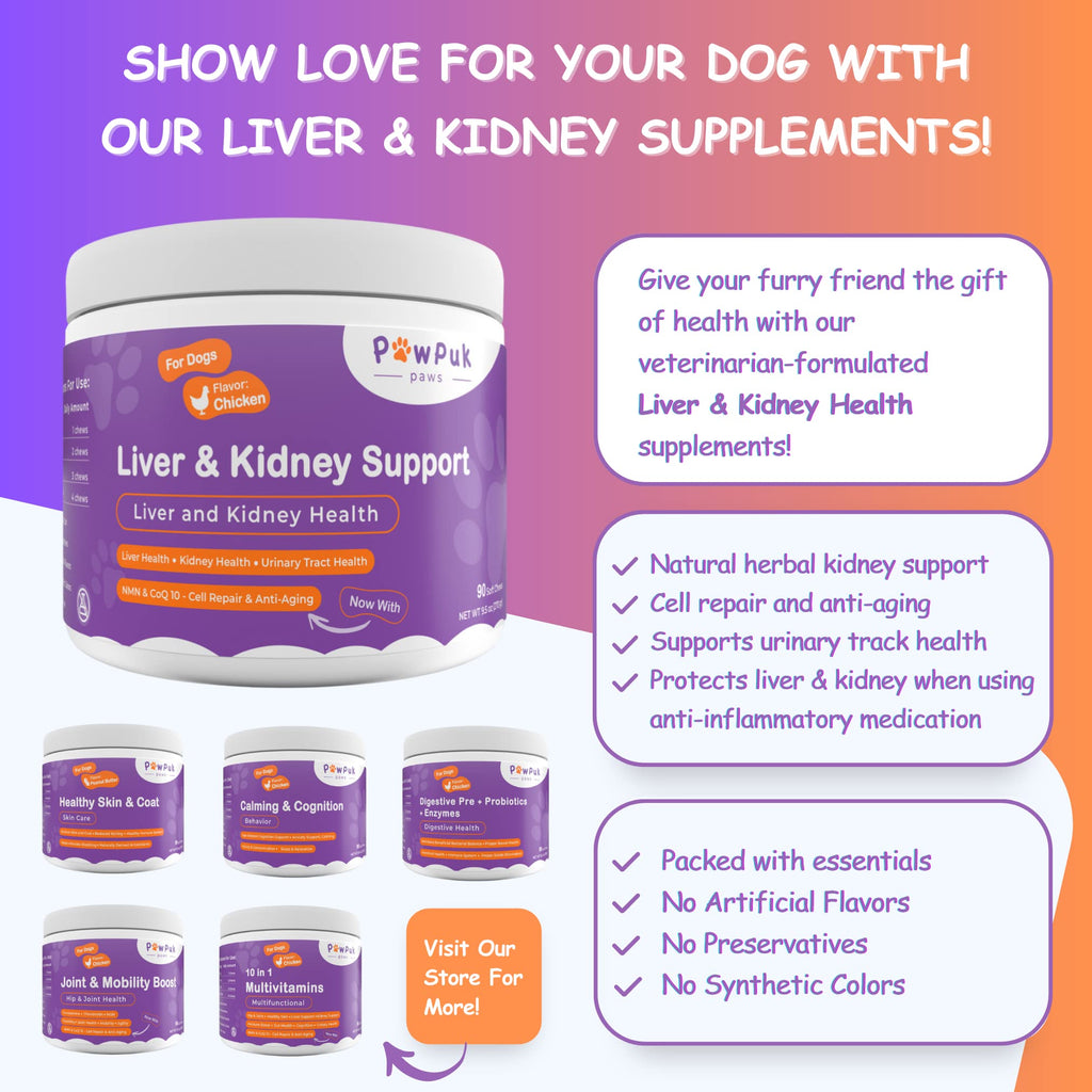 Liver & Kidney Vitamins Supplements for Dogs P169
