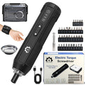 4V Electric Torque Screwdriver Set with 35 Magnetic Bits and Storage Box H649