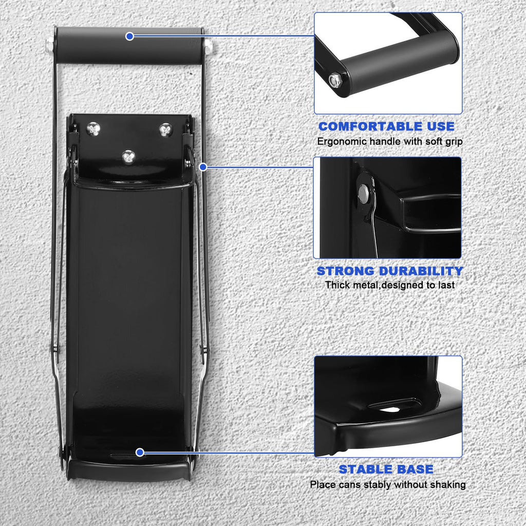 Wall Mounted Can Crusher with Bottle Opener O4087