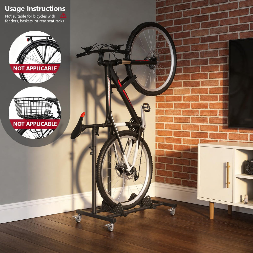 Freestanding Black Bike Stand L89033
