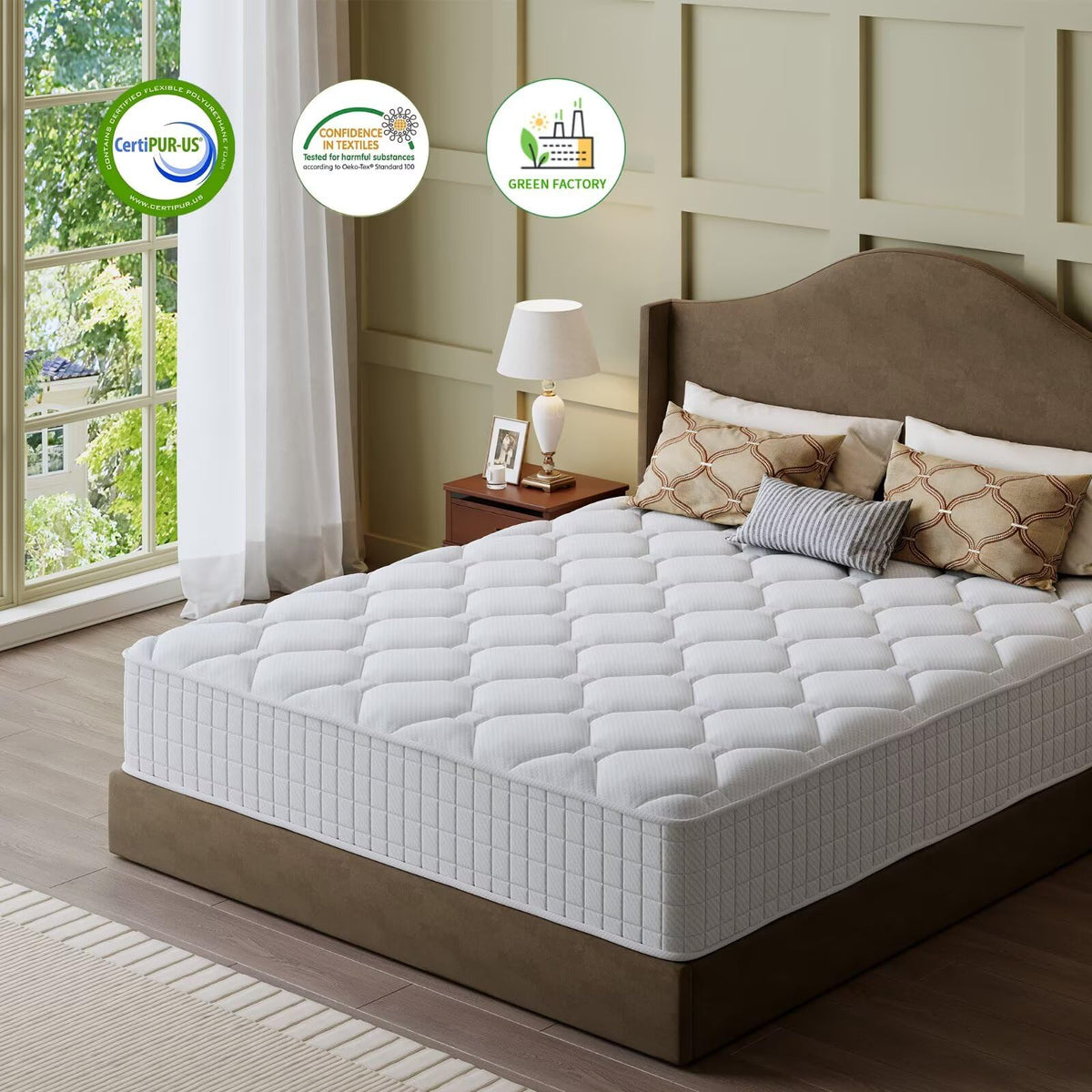 14 Inch Full Size Hybrid Memory Foam Mattress H4616