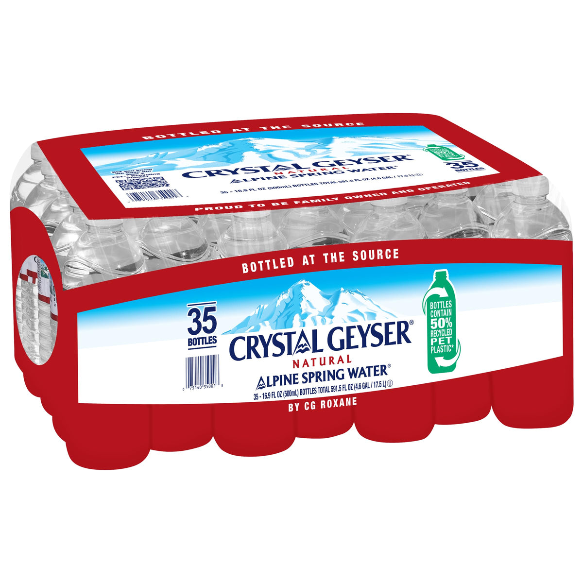 16.9 Fl Oz Pack of 35 Bottled Spring Water K5991