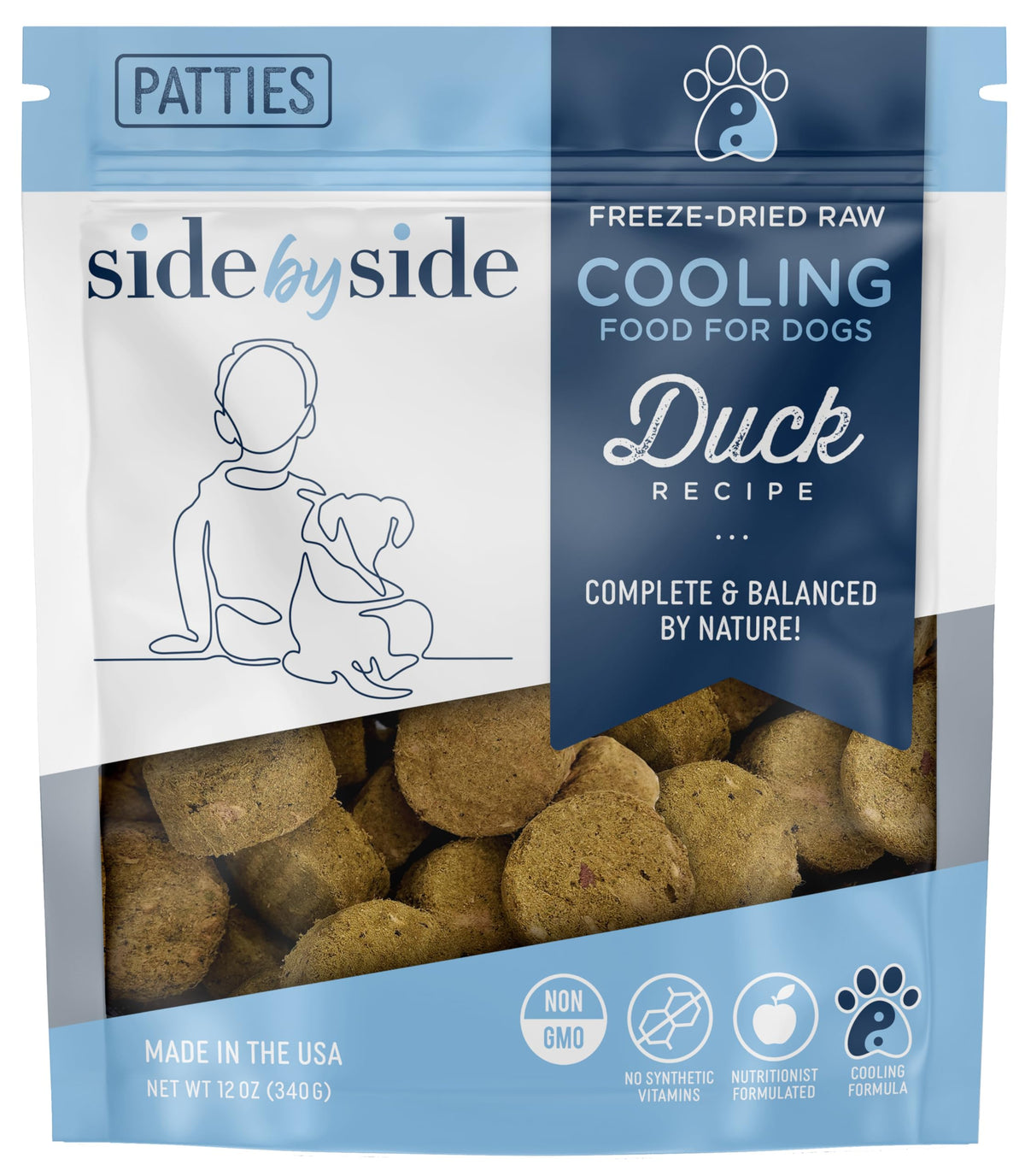 Freeze Dried Dog Food, 12 oz J5069