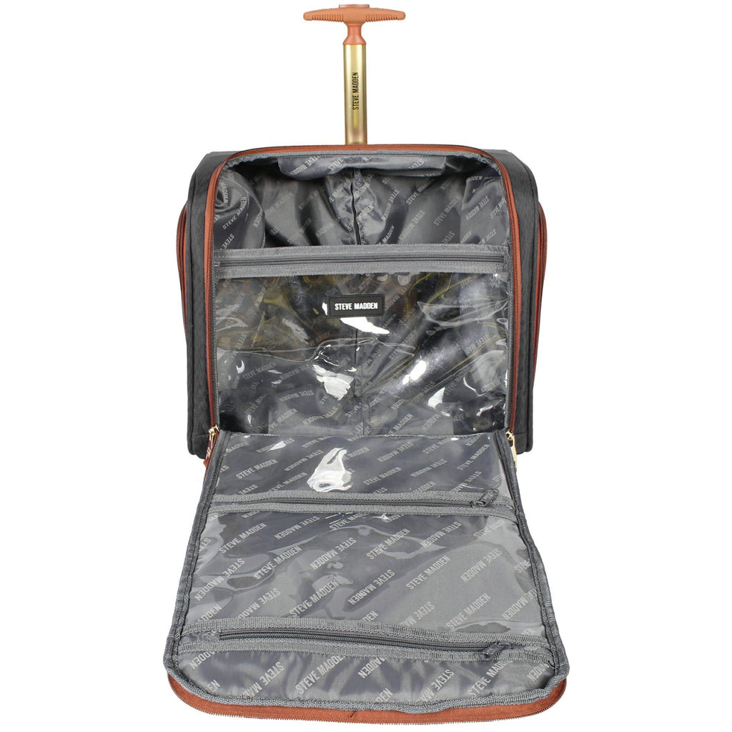 15 Inch Carry on Suitcase Black A5409