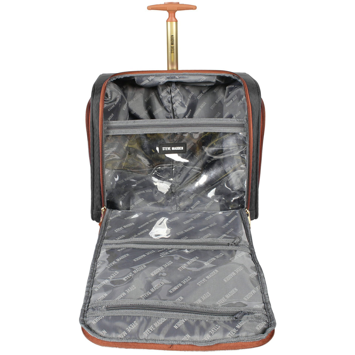 15 Inch Carry on Suitcase Black A5409