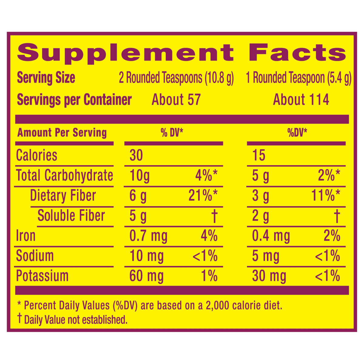 Sugar-Free Psyllium Husk Fiber Powder K269304