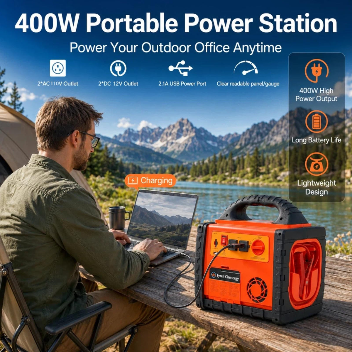2200 Amp Car Jump Starter with Air Compressor G6387