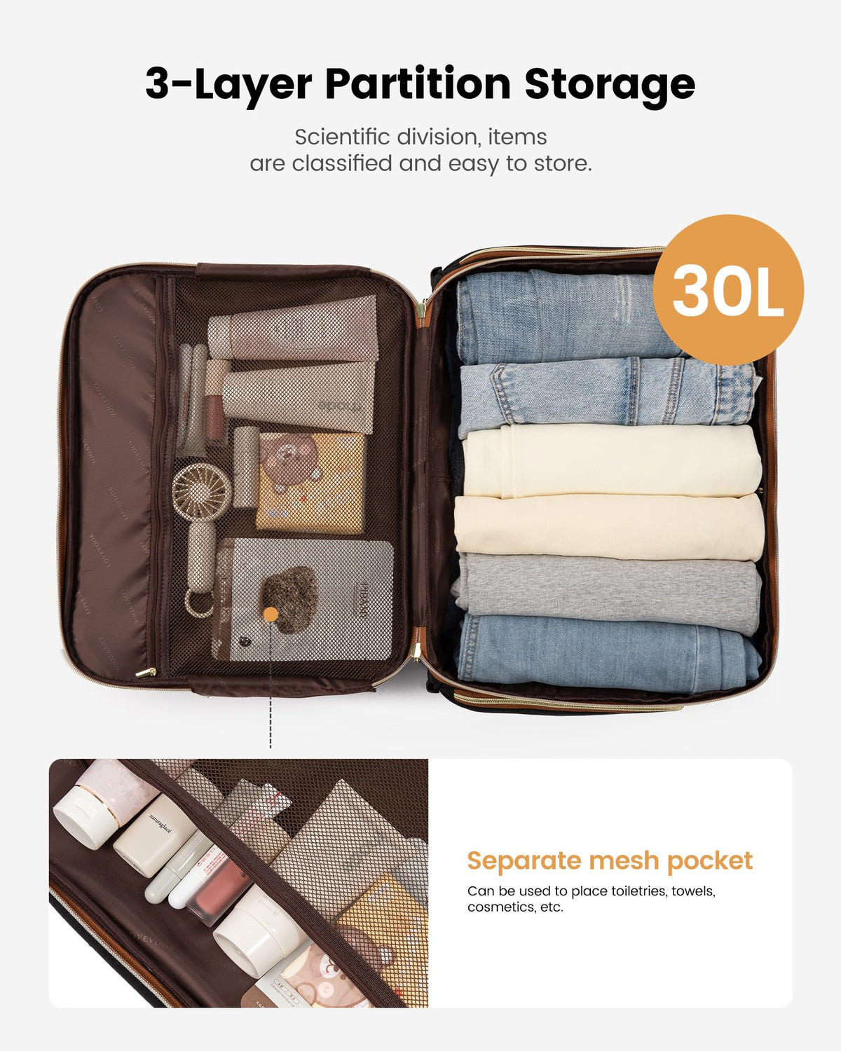 Rolling Laptop Bag with Wheels K368