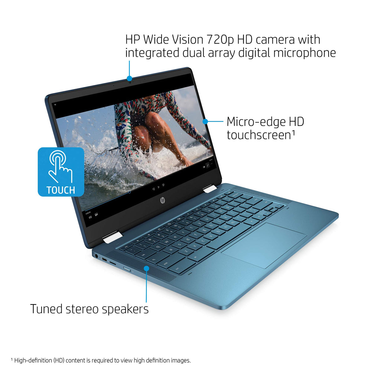 14" HD Touchscreen Chromebook T21855
