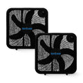 Black 3 Speed 20in Floor Box Fan, 2 Pack G5376