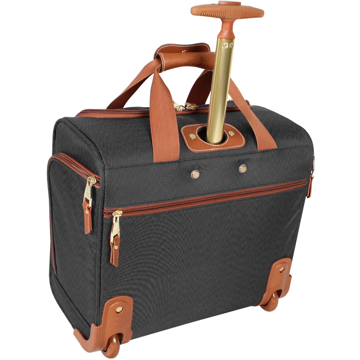 15 Inch Carry on Suitcase Black A5409