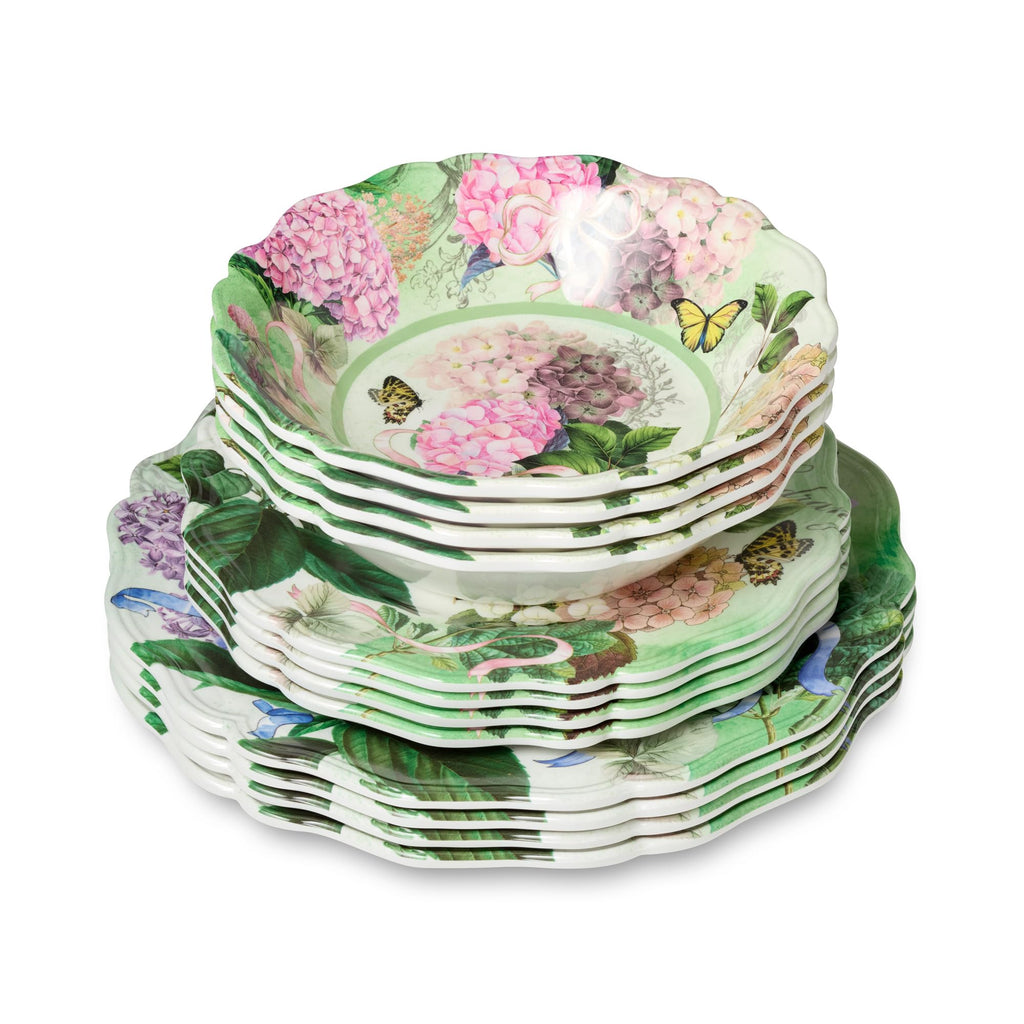 Melamine 12-Piece Dinnerware Set Service for 4 V9316
